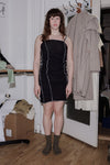 BASERANGE Sleeveless Suspender Dress (Mid Length) DRSKS-LC-AU23 Black